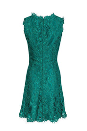 Current Boutique-Shoshanna - Green Lace Flare Dress Sz 2
