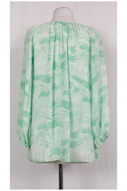 Current Boutique-Shoshanna - Green Printed Button-Up Sz 6