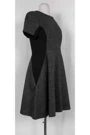 Current Boutique-Shoshanna - Grey & Black Flared Dress Sz 8