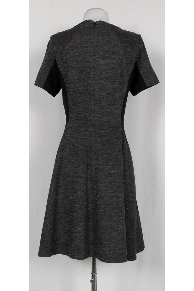 Current Boutique-Shoshanna - Grey & Black Flared Dress Sz 8