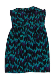 Current Boutique-Shoshanna - Multicolor Strapless Dress Sz 0