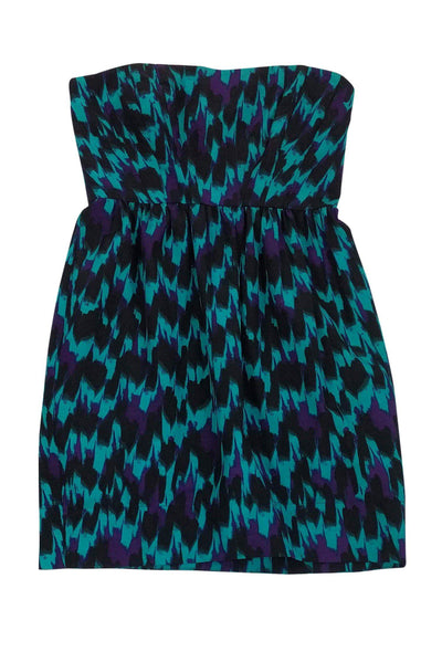 Current Boutique-Shoshanna - Multicolor Strapless Dress Sz 0