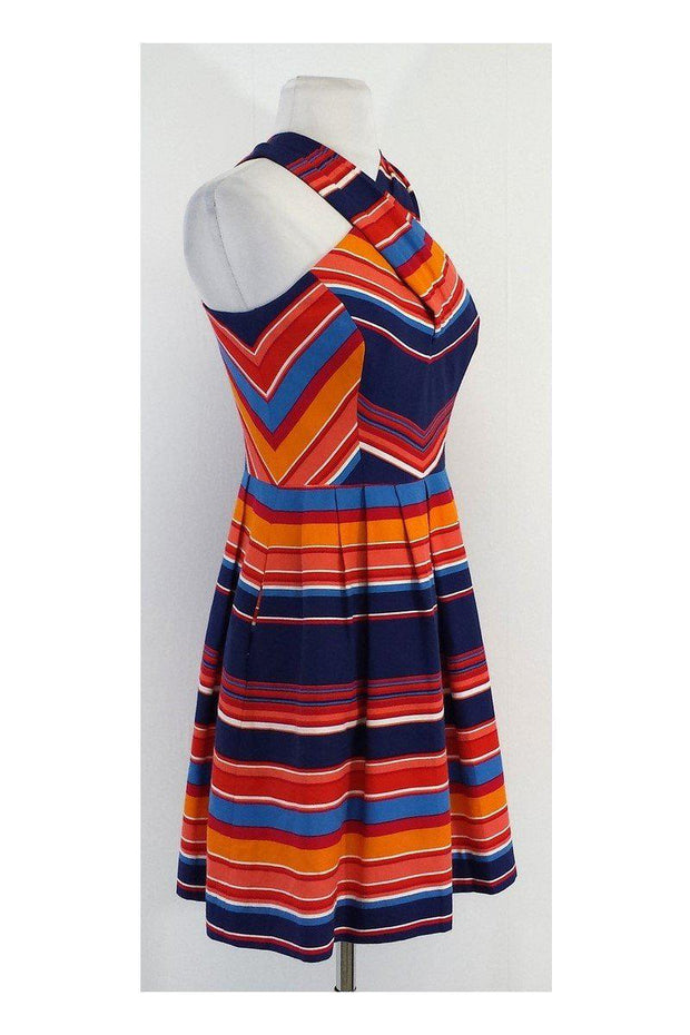 Current Boutique-Shoshanna - Multicolor Striped Sleeveless Dress Sz 2