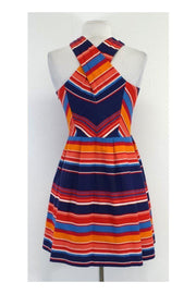 Current Boutique-Shoshanna - Multicolor Striped Sleeveless Dress Sz 2