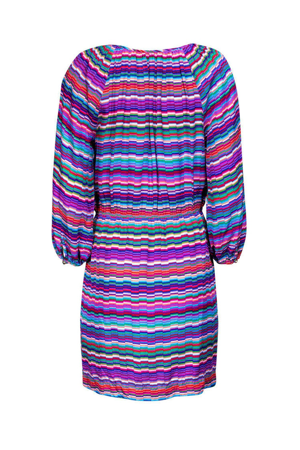 Current Boutique-Shoshanna - Multicolored Peasant Top Dress Sz 6