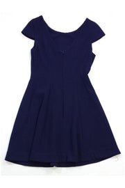 Current Boutique-Shoshanna - Navy Embellished Fit & Flare Dress Sz 0