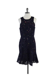 Current Boutique-Shoshanna - Navy Lace Sleeveless Dress Sz 8
