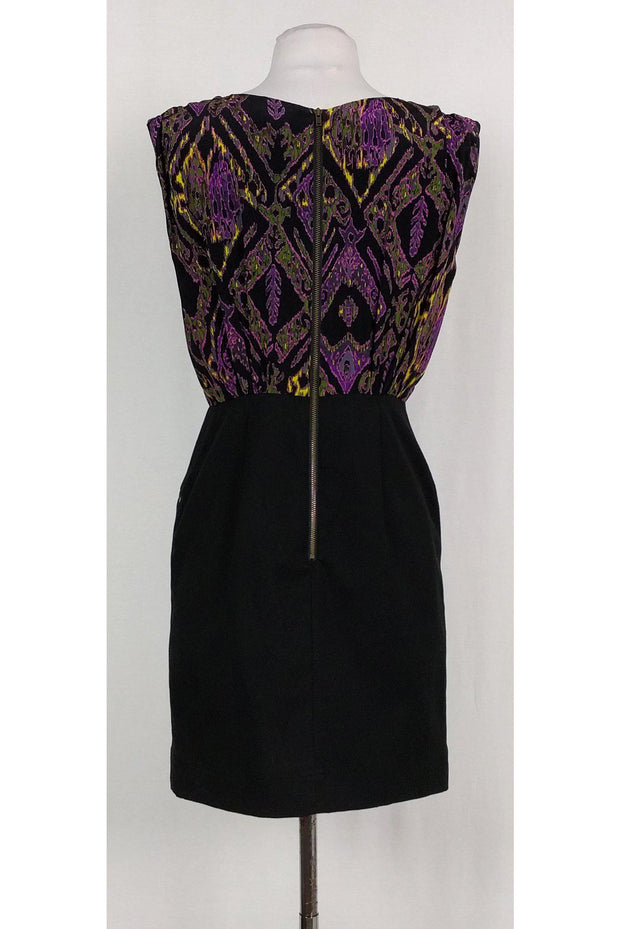 Current Boutique-Shoshanna - Purple & Black Sheath Sz 2