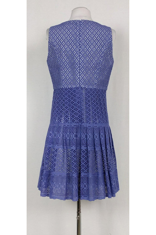 Current Boutique-Shoshanna - Purple Lace Overlay Dress Sz 6