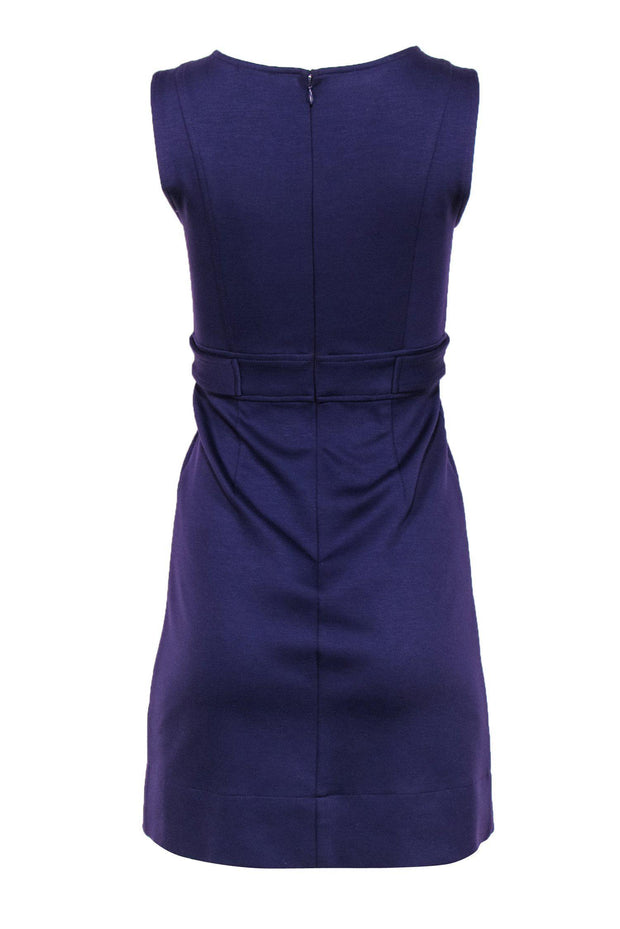 Current Boutique-Shoshanna - Purple Sleeveless Sheath Dress w/ Belted Design Sz 0