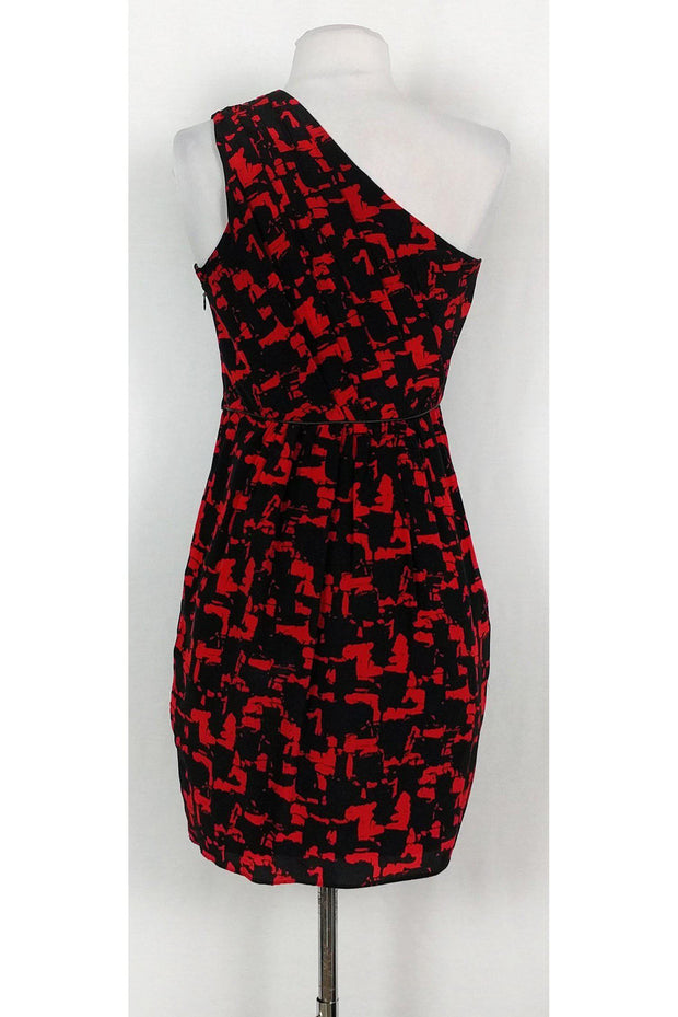 Current Boutique-Shoshanna - Red & Black Printed Dress Sz 2