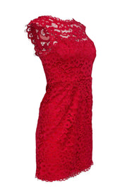 Current Boutique-Shoshanna - Red Lace Dress Sz 0