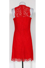 Current Boutique-Shoshanna - Red Orange Lace Dress Sz 6