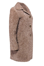 Current Boutique-Sofia Cashmere - Beige Wool & Alpaca Teddy Coat Sz 4
