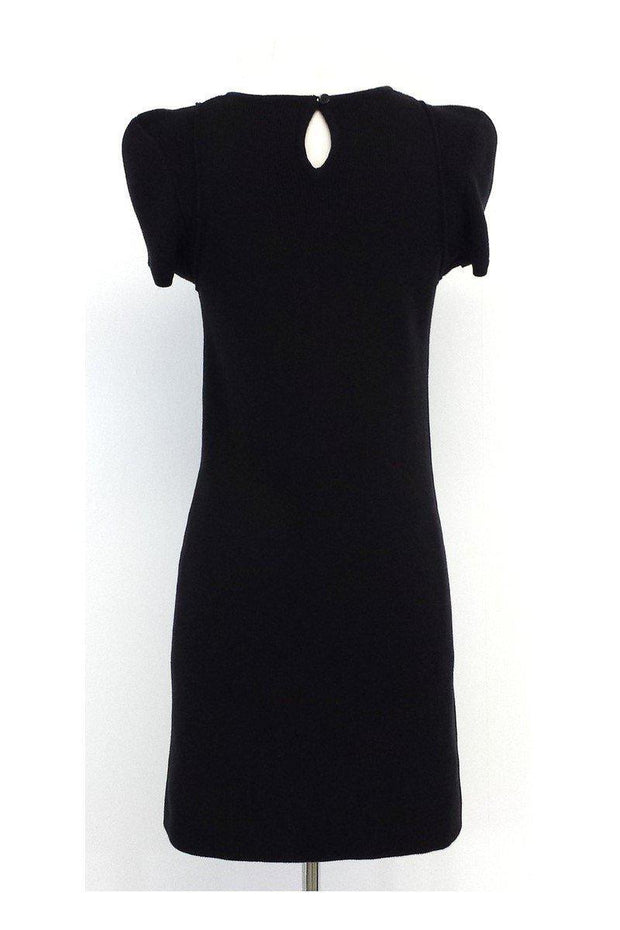 Current Boutique-Sonia Rykiel - Black Embellished Cotton Sweater Dress Sz M