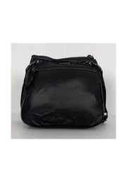 Current Boutique-Sonia Rykiel - Black Fabric Double Pouch Crossbody