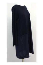 Current Boutique-Sportmax - Navy Wool Knit Dress Sz 14