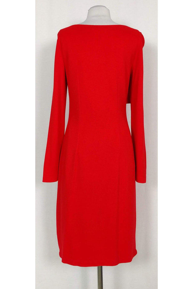 Current Boutique-St. Emile - Flame Red Long Sleeve Dress Sz 8