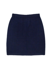 Current Boutique-St. John Basics - Navy Knit Pencil Skirt Sz 4