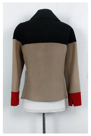 Current Boutique-St. John - Black, Brown & Red Jacket Sz 4