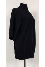 Current Boutique-St. John - Black Knit Oversized Sweater Sz S