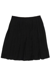 Current Boutique-St. John - Black Pleated Skirt Sz 10