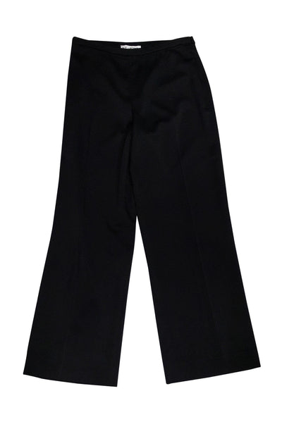 Current Boutique-St. John - Black Satin Pants Sz 10