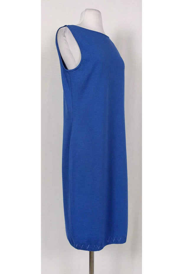 Current Boutique-St. John - Blue Knit Dress Sz 8