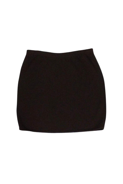 Current Boutique-St. John - Brown Knit Skirt Sz 8