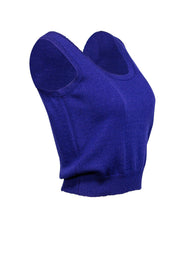 Current Boutique-St. John Collection - Royal Blue Knit Tank Top Sz P