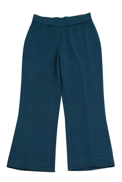 Current Boutique-St. John Collection - Teal Knit Pants Sz 8