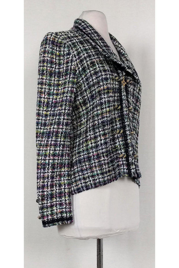 Current Boutique-St. John Couture - Multicolor Tweed Knit Jacket Sz 6