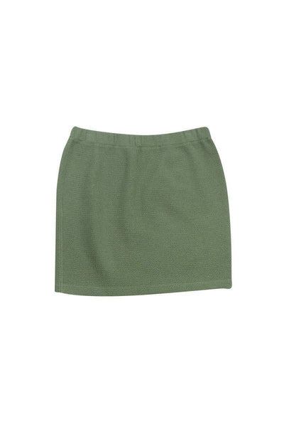 Current Boutique-St. John - Green Knit Skirt Sz 8