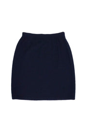 Current Boutique-St. John - Navy Knit Pencil Skirt Sz 6
