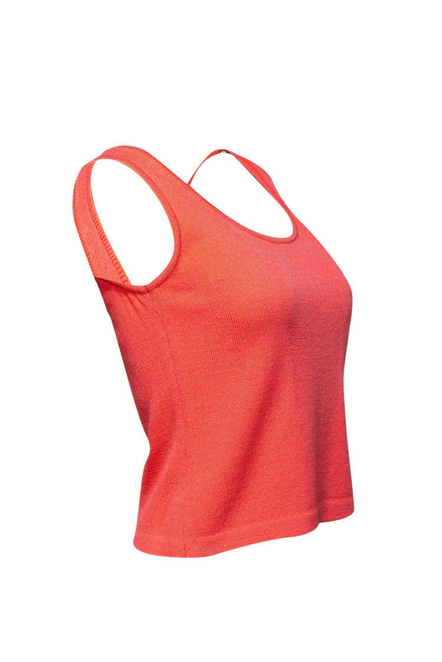 Current Boutique-St. John - Pink Knitted Tank Sz P