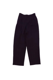 Current Boutique-St. John - Plum Pleated Knit Pants Sz 4