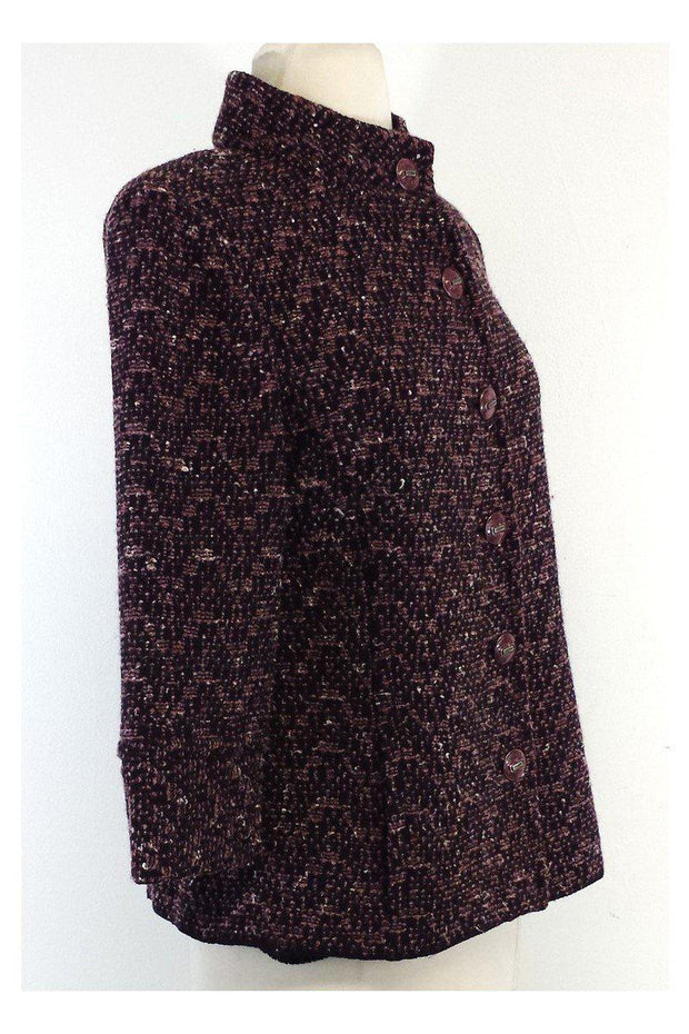 Current Boutique-St. John - Purple & Black Tweed Blazer Sz 8