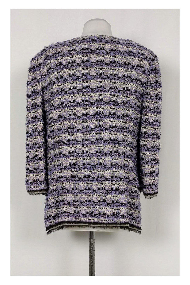 Current Boutique-St. John - Purple Tweed Couture Blazer Sz 12