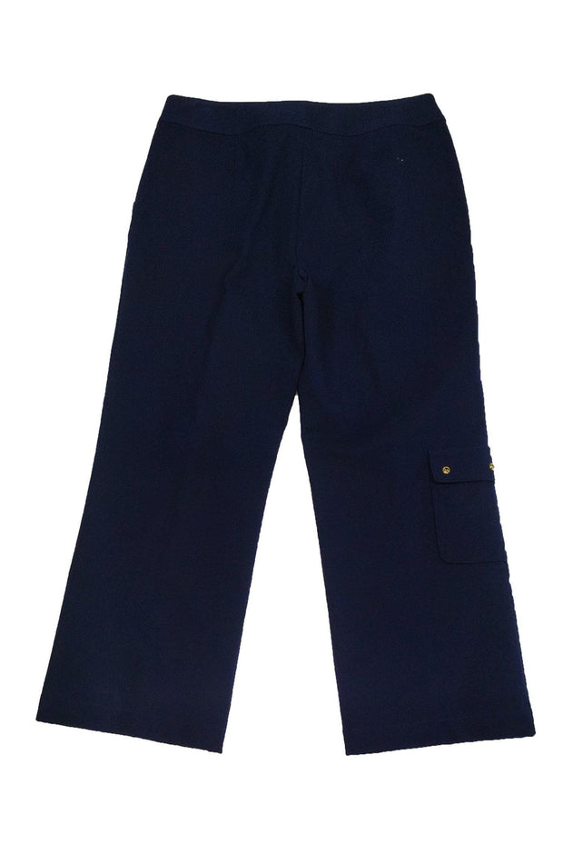 Current Boutique-St. John Sport - Blue Wide Leg Pants Sz 12