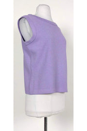 Current Boutique-St. John Sport - Lavender Sleeveless Sweater Sz M