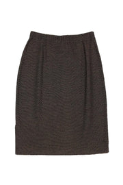 Current Boutique-St. John - Tan & Black Chevron Skirt Sz 6