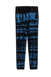 Current Boutique-Stella McCartney - Black & Blue Tie-Dye Skinny Jeans Sz 25