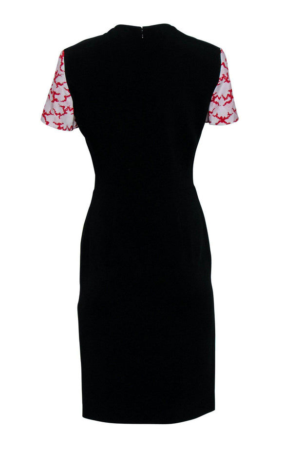 Current Boutique-Stella McCartney - Black, Leopard & Swirl Printed Short Sleeve Dress Sz 6