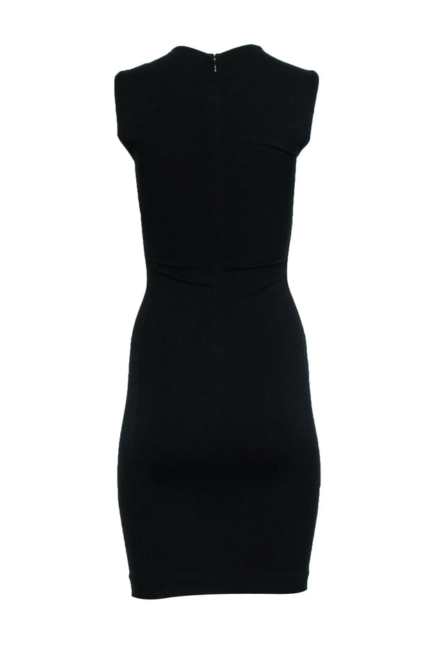 Current Boutique-Stella McCartney - Black & White Curvy Colorblock Midi Dress Sz 0/2