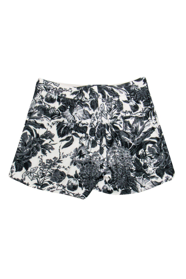 Current Boutique-Stella McCartney - Black & White Floral Shorts Sz 4