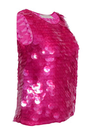 Current Boutique-Stella McCartney - Magenta Pink Sequin Top Sz 4