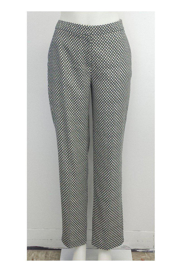 Current Boutique-Stella McCartney - Navy & Yellow Print Pants Sz 8