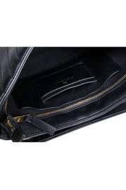 Current Boutique-Stuart Weitzman - Black Quilted Leather Shoulder Bag
