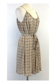 Current Boutique-Sunner - Multicolor Print Silk Sleeveless Dress Sz M