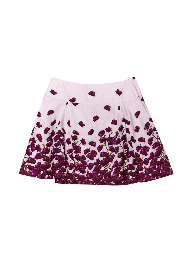 Current Boutique-Suno - Pink & Raspberry Floral Skirt Sz 8